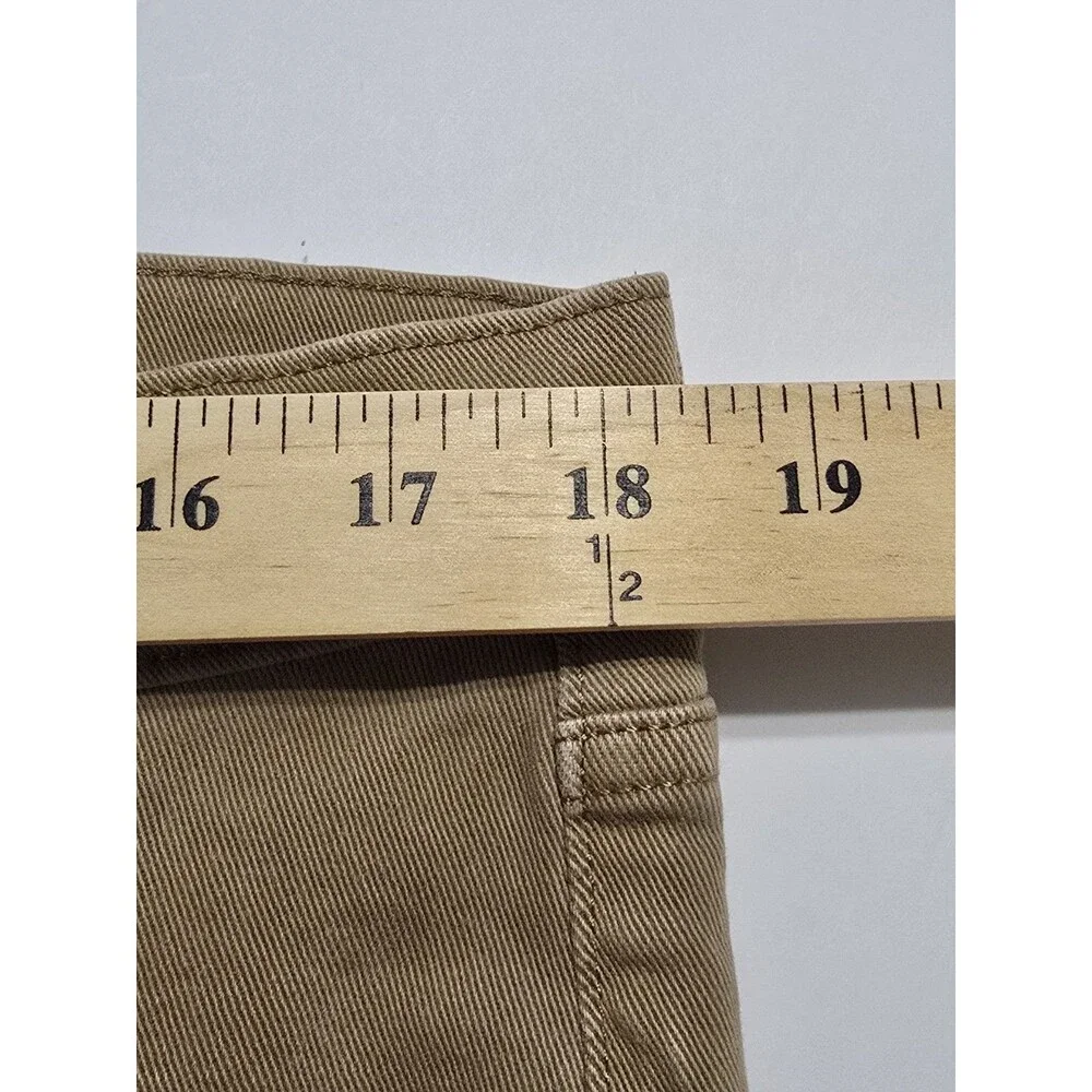 Michael Kors Parker Slim Fit Khaki Tan Chino Pants Men's Size 36x32
